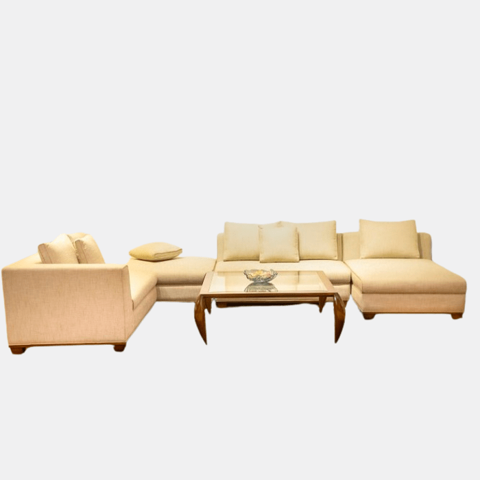 SOFA SET 102.O7 (L SHAPED) (FOUR PIECES)