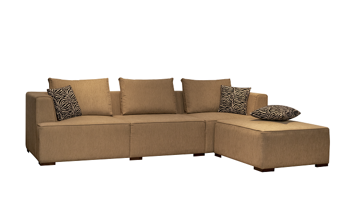 SOFA SET 156.14 (L SHAPED) (THREE SEATER + OTTOMAN) view 3